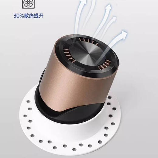 Yunmao Frameless Spotlight Small Hill eingebettet eingebettete versteckte Cob Wohnzimmer Wand Waschlampe schmale Kanten Anti-Blend-LED-Downlight hochkarätig Ra9712 Fliesen weißer Tasse 3000k warmes Weiß