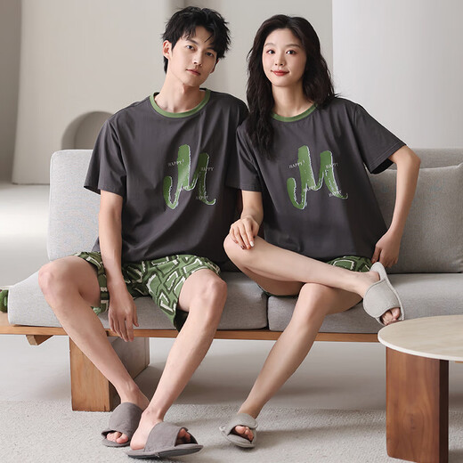 HUALIN FASHION Modal pajamas summer thin short-sleeved home two-piece set 6630 170 Women's M