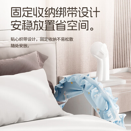 Bei Chuzhong crib mosquito net cover baby special baby anti-mosquito cover newborn child full cover household portable folding yurt Xunwhale Gray - blackout type - medium size no installation no punching anti-fall mosquito net