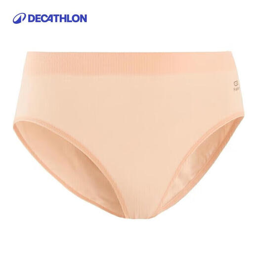 Decathlon sports underwear women's briefs running fitness tight-fitting seamless quick-drying underwear low-waist large size RUNW2920028 girly pink M/L
