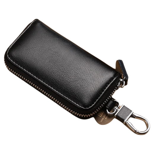 Gioio Allemand de qualité importée Sac en cuir authentique pour le sac clé à glissière de taille de grande capacité pour hommes pour le bleu royal multifonctionnel pour femmes (matériau en cuir authentique)