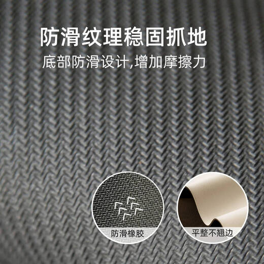 
Shantoulin Village Diatom mud water absorption pad bathroom floor mat bathroom anti-slip speed drying door foot mat household toilet toilet door mat gray cat-12034 40*60cm water absorption speed drying