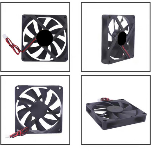JieyIntong 9215 9015 Ölhaltiger Ball 9 cm dc bürstloser 24V12V5V Hochluftvolumen-Chassis-Kühllüfter 24-V-Kugellager 3700 U / min Strom 0,21A Power 5.0
