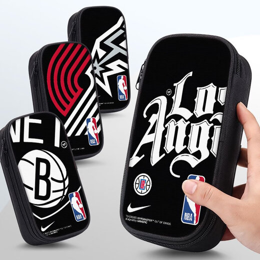
Bixi NBA basketball pencil case elementary school student pencil case junior high school student pencil case boy boy boy style boy canvas pen bag ZQ11303