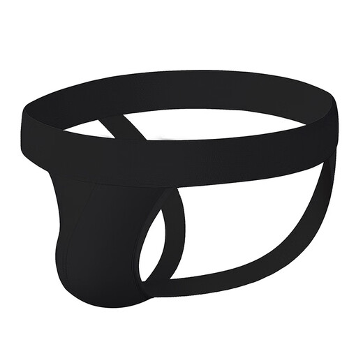 Zi Jiafu men's thong, cool, breathable, comfortable, fashionable, low-waisted, no-take-off thong, gay men's underwear, white M