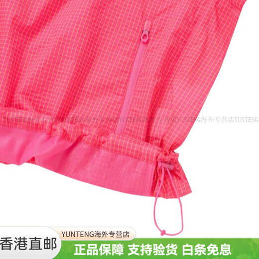 
KOLON SPORT solid color zipper hooded jacket jacket for women hot pink casual versatile comfortable and simple hot pink M