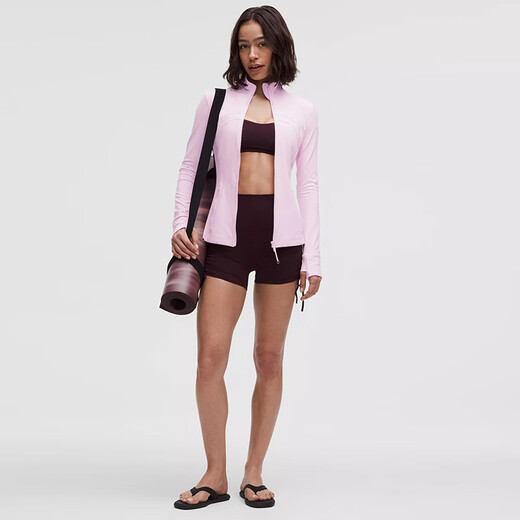 Lululemon丨Define women's sports jacket*Nulu wicking LW4CAFS soft gauze powder XS /4