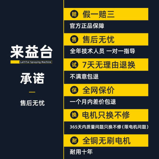 倪之尔定制无气喷涂机高压大流量彩钢瓦涂料油漆乳胶漆专用柱塞式小型喷 695机型_功率2500瓦_流量2.8升_