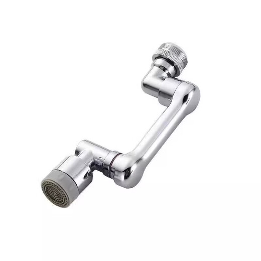 Xincong Robotic Arm Universal Faucet Rotatable Spout Extended Washbasin Aerator Joint Anti-splash Artifact Rocker ABS Robotic Arm Single Gear 1 Pressurized Anti-splash Water