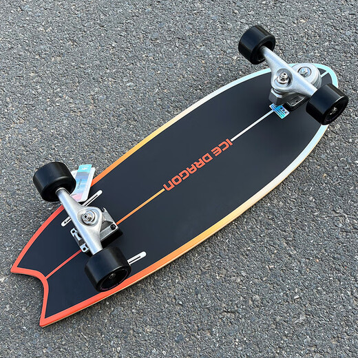 
Ice Dragon Land Surfboard x Sunset Avenue Skateboard Beginner Land Surfboard Board Children Land Surfboard A[B7-2.0 Spring Bridge] 30 inches-Sunset Large 829