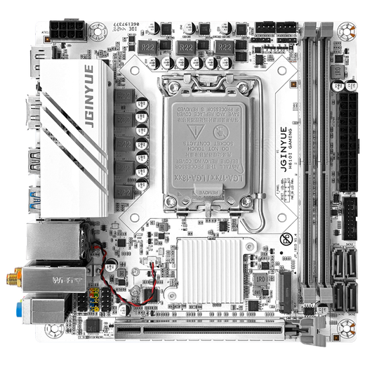 精粤H610/B760/Z690 Z790雪梦主板INTEL游戏主板/ITX主板 适配12100F/12400F/12600KF/14600KF单主板 精粤H610I GAMING主板