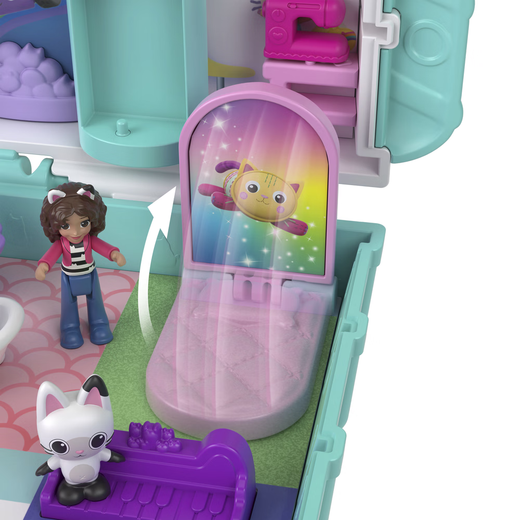 Barbie Kinder Mädchen Spielzeug Geburtstagsgeschenk-Mini Polly Gabby Mini Haus Überraschungsbox JFV02