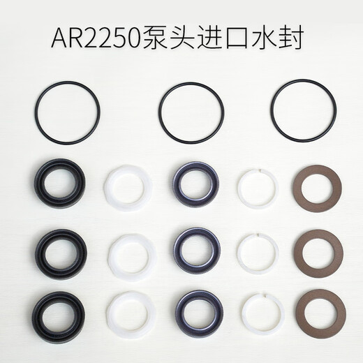 溥畔适用AR500公斤高压清洗机泵头件AR2250高压泵密封圈水阀福水 12250W 1kw ar2250rgx高