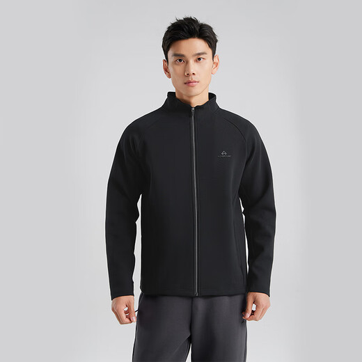 Pathfinder Stand Collar Business Casual Jacket Men's Spring and Autumn New Commuting Solid Color Jacket Men's Top Gray Green L