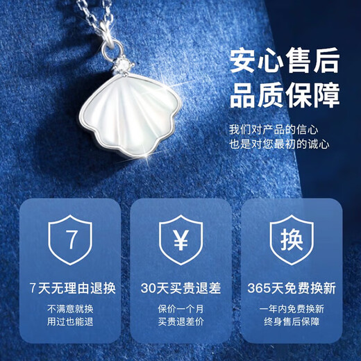 GLTEN Swarovski zirconium silver necklace female birthday gift ladies pendant light luxury niche gift to girlfriend and wife