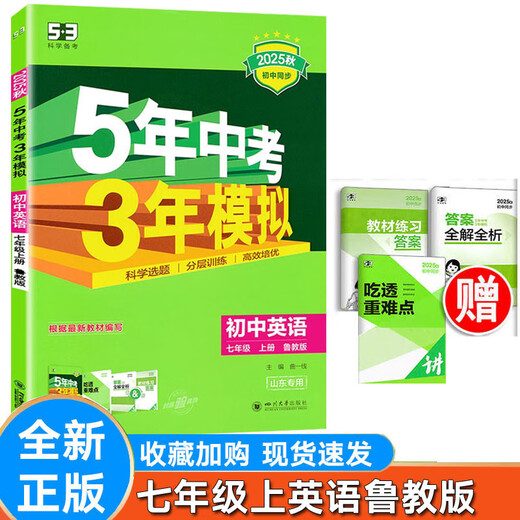 2025版鲁教版五年中考三年模拟六七八年级上下语文数学英语化学物理生物历史政治五四制同步练习册 初中678三9年级 山东专版 化学鲁教版 九年级下