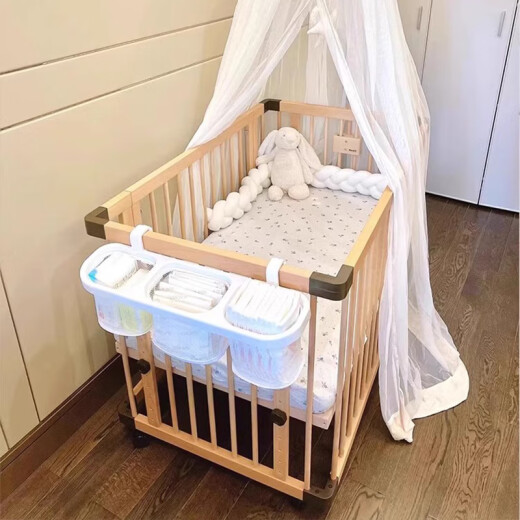 
Qiaole Bear Baby Game Fence Fence Crib Hanging Bag Multifunctional Diaper Diaper Storage Bag Hanging Bag Hanging Bag Storage Rack