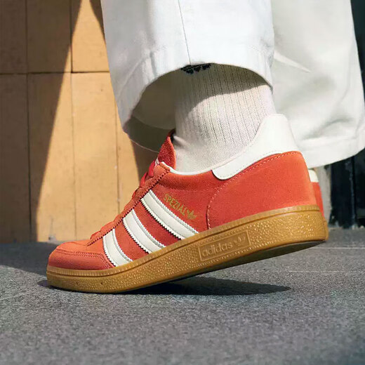 
Adidas (adidas) Clover Men's Shoes Women's Shoes 2025 New Summer HANDBALL Classic Sports Board Shoes German Training Shoes T-toe Shoes IG6191 Orange 44.5