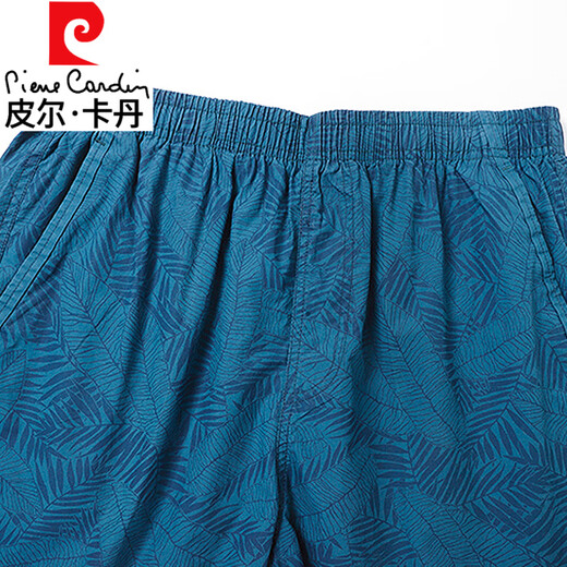 Pierre Cardin Pure Cotton Shorts Männer gerade lose Fünf-Punkte-Hosen 2025 Sommer dünner lässiger und modischer Sportstrand Zwischensaison Hosen Männer 9215-Green L empfohlen 100-130jin [Jin entspricht 0,5 kg]