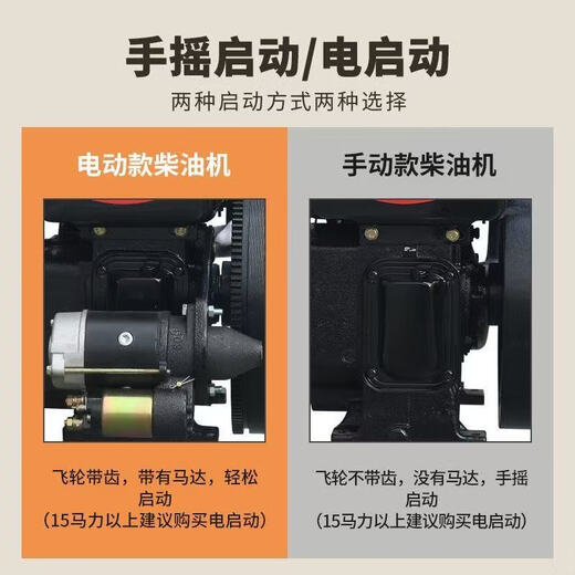 Yanmar diesel engine single cylinder 8-40 horsepower marine tractor agricultural Changzhou engine electric start ZS1115 hand crank 22 horsepower