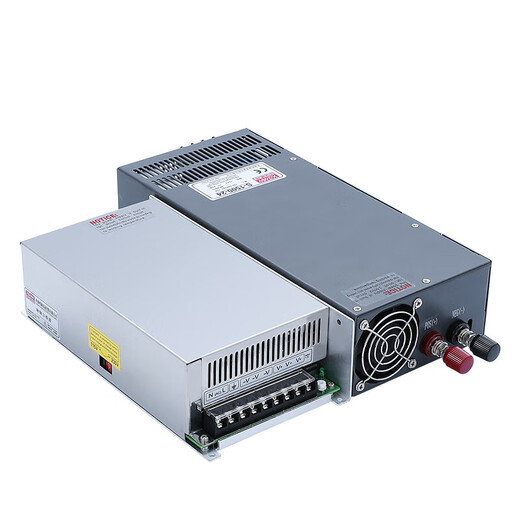 Mingwei 12V36V48V switching power supply 24VS-800W2000W DC high power 1500W transformer Mingwei SCN-2500-12 constant current and constant voltage adjustable delivery bracket