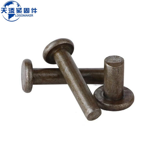 
Jiang Zhiai GB109-1986 Flat head rivet A3 iron color 2/2.5/3/4/5/6/8/10/123/4--70mm 612 65Kg About 14069