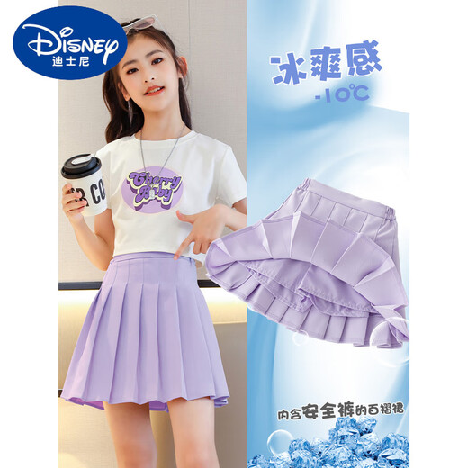 Disney (Disney) Девушка юбка для теннисной юбки детская летняя осенняя юбка брюки Большие дети плиссированные юбки костюмы Jk Jk Sports Sport Short юбка 9889T Рубашка + 4099 Grimm Fairy Tale 150