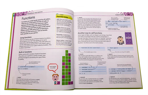Original English DK Illustration der Kinderprogrammierung: Schreiben von Spielen in Python Computer Coding Python -Spiele für Kinder Kinderprogrammiersprache Lernserie Blockgrafiken