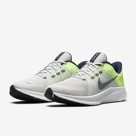 耐克（NIKE）男鞋2025新款夏季Revolution 7健身透气运动鞋跑步鞋休闲鞋子 灰色荧光黄DA1105-003探索者4代 38.5