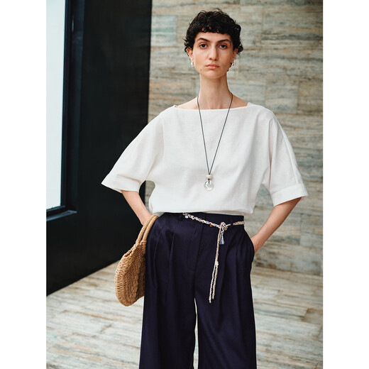 Serie Marius Rain and Dew 丨 'Cold Cover' Nordic Simple Style Vest/Camiseta/falda Marina [falda] m