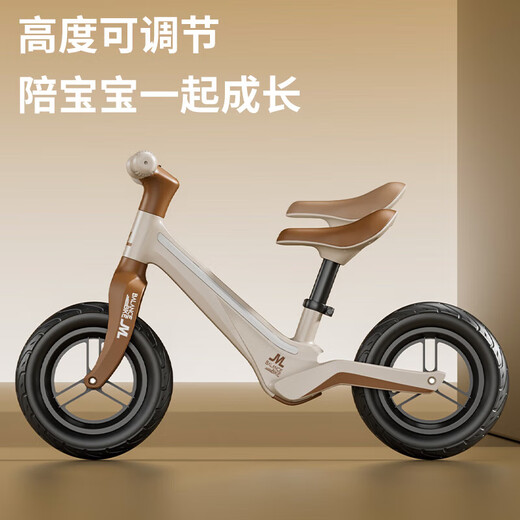 Kinderbalchenbike 3-10 Jahre altes Einstiegs-Schleimbike 2-in-1-Kinderbike-Baby-Kleinkindspielzeug Kinderwagenballe Bike Erststufe Pneumatic Wheel 12-Zoll-Kirschblütenpulver