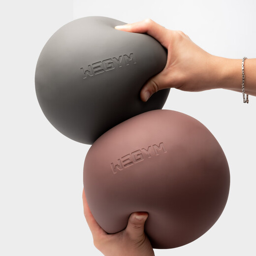 Wegym women's yoga ball Pilates ball thickened explosion-proof special midwifery pelvic floor muscle postpartum training diameter 20cm gravel color yoga Pilates ball with pump