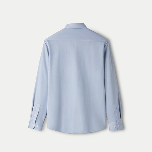 HLA Heilan long-sleeved shirt for men in winter 25 stripes plus velvet thickened warm shirt for men