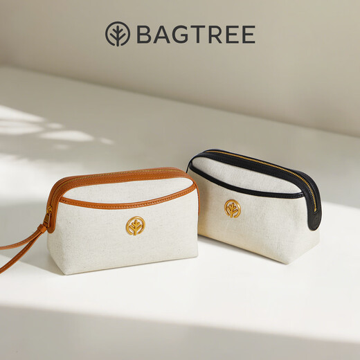 BAGTREE Bag Tree Vegetable Tanned Leather Clutch 2025 New Hand Holding Coin Can Hold Mobile Phone Women's Hand Bag Birthday Gift Toasted Brown High-end Niche