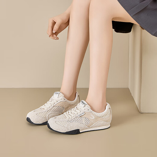 Суббота (ST/SAT) Рыновичная рыболовная сеть Forrest Gump Casual Shoes For Women 2025 Весна и осенью Новая летняя спортивная спортивная обувь с густыми немецкими тренировками без белых 38