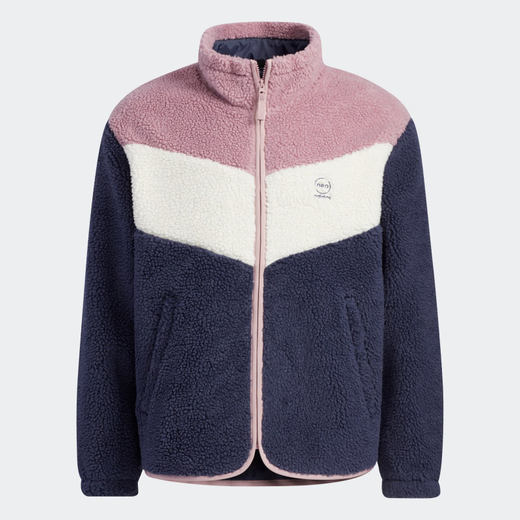 阿迪达斯 （adidas）NEO男女休闲立领保暖防风夹克摇拉绒外套 HY9651 HY9651 正品现货 L A/X 185/104A