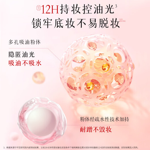 Meifubao soft light gauze long-lasting makeup loose powder 6g long-lasting makeup natural oil control sensitive skin does not stick powder is not easy to remove makeup cosmetics