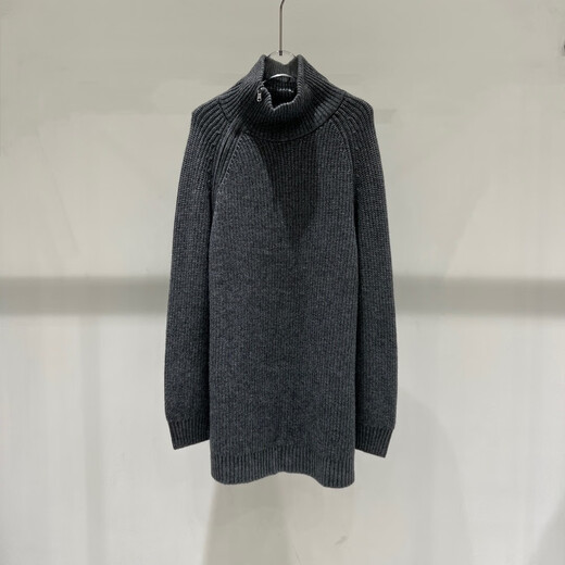 UHFR MALL ENOS TOY 2024 Vestido de suéter de invierno Falda de punto 9855 Smoke Gray S