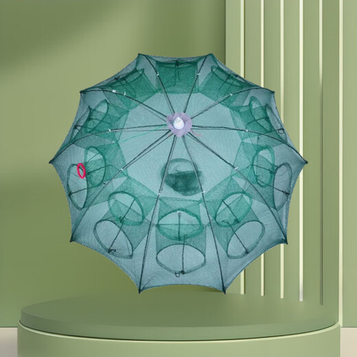 Tianlong pattern ground net lobster net fish shrimp net cage fish net cage can not come out only fishing net fishing eel cage loach ground net fish net 12 imported (free 30 packs of bait + rope + bait bag + floating ring