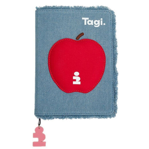 <Ping Ping An> Pearl Denim Tassel Travel Passeport Case de rangement Certificat Certificat de carte portable