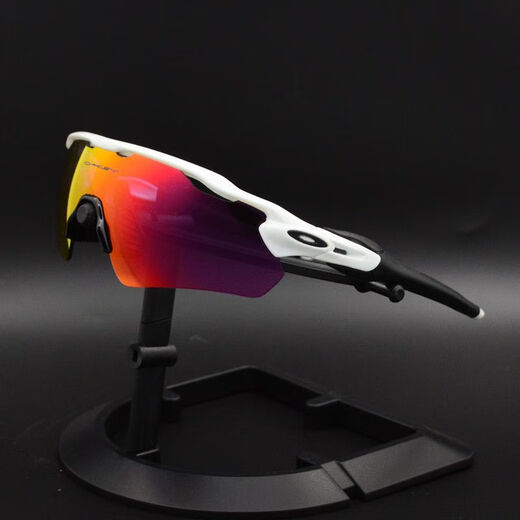 Oakley 9275 Fahrradbrillen 9208 Outdoor Sports Mountaineering und Lauf Sonnenbrillen TR90 Frames Männer und Frauen Paare Paats schwarze Rahmen rote Stücke Einzelstück + Gegenverpackung