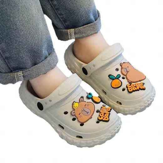 Rich Your Home Children's Slippers 2025 New Style Parent-Child Tinsit Girls with Anti-Odor, Anti-Slip, Soft, Soft, Covered, Sunny, Summer Khaki 36 37 Taille (code standard)