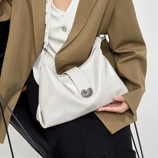 Cnoles Bag Damenbag 2025 Crossbody Conch Torch Bag High-End-Sensen-Pendler-Einschuld Achselhöhle Geburtstagsgeschenk für Freundin Beige-neues Feiertagsgeschenk für Mädchen