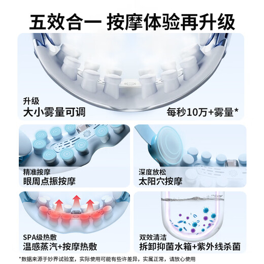 
MIAOJIE Y7pro eye massager steam eye mask adult children eye protection device atomization point vibration heat compress dry eye eye moisturizer gift for elders blue