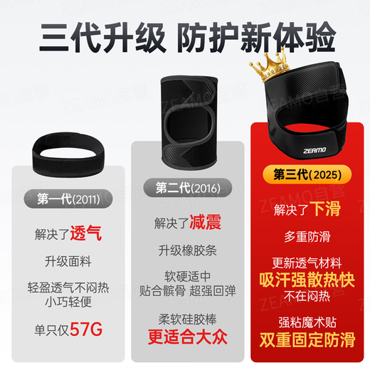 
ZEAMO knee pad sports joint patella fixation belt summer men and women meniscus jogging mountaineering badminton warm knee guard