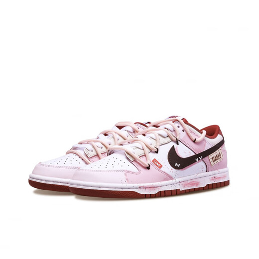 
Nike (NIKE) [customized sneakers] Dunk Low heart-moving signal Color-blocking graffiti Sweet powder DD1391-601 DD1391-601 Heart-moving signal Custom shoes without returning 39 Advanced craftsmanship