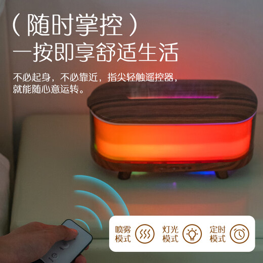 Seguo's new aromatherapy machine humidifier atmosphere night light home desktop small spray humidifier essential oil diffuser light sound operation creative and practical Christmas birthday gifts for men and women H27 aromatherapy machine can write greeting cards + high-spirited gift bags