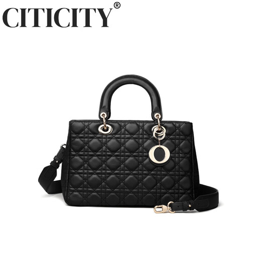 
CITICITY Bags for Women Light Luxury Brand High-end Bags for Women 2025 Xiaoxiangfeng Handbags Sheepskin Chinese Valentine's Gift Black