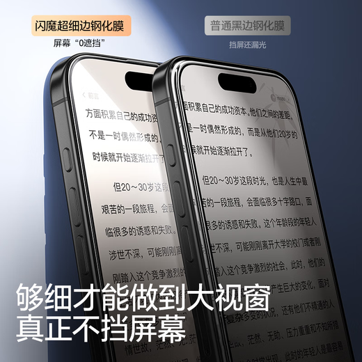Flash Magic es adecuado para Apple 16/15 Película templada iPhone16 Película móvil Película a prueba de polvo y cobertura de pantalla completa a prueba de otoño Anti-Fingerprint Ultra-Dino Ventana Gran