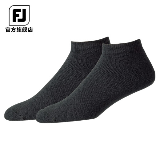 FOOTJOY高尔夫男士短筒舒适球袜FJ三双装618 黑色15276(三双装) 均码